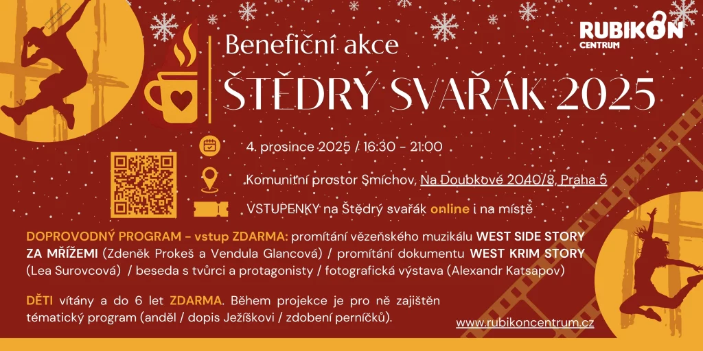 banner na benefiční akci Štědrý svařák 2025